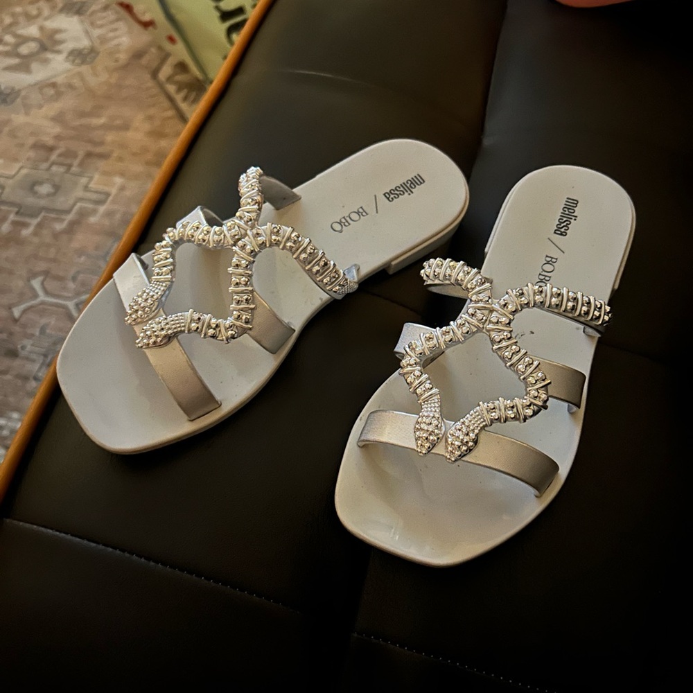 Mini Melissa Big Girls Sandals size 10
